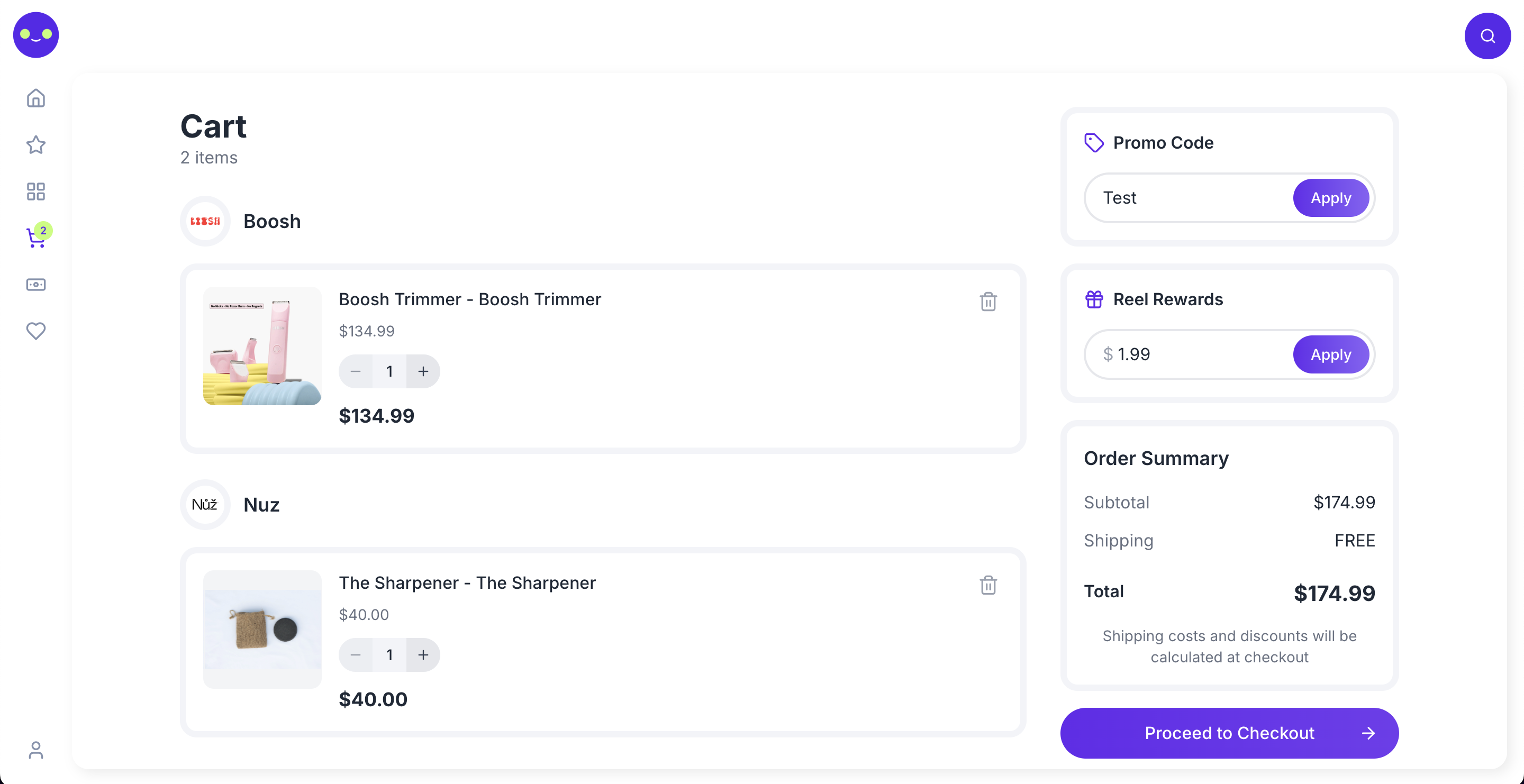 Cartreel Shopping Cart